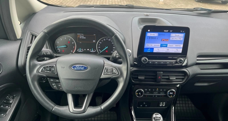 Ford EcoSport cena 55900 przebieg: 90005, rok produkcji 2019 z Strzelce Krajeńskie małe 352